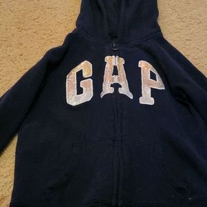 Girls Gap Kids Size 8 zip-up hoodie